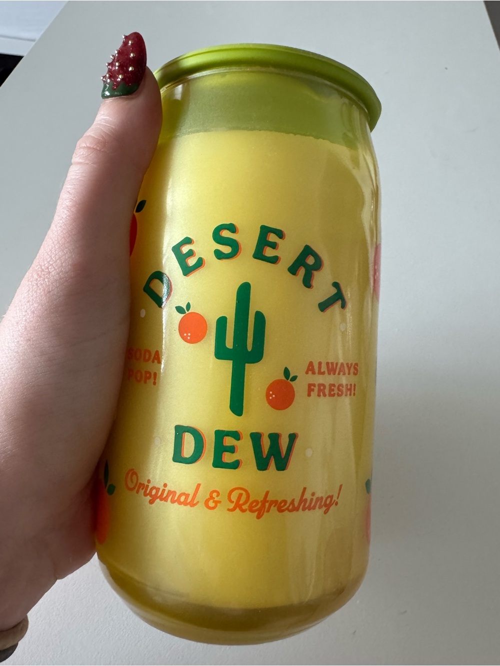 Pop Can Style Candle - Desert Dew